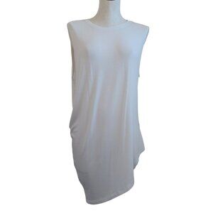 Athleta Cloudlight Restore Tank Top White Modal Jersey Knit Womens Large